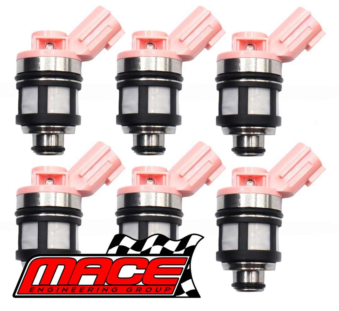 Nissan Injector Set SET OF 6 MACE FUEL INJECTORS TO SUIT NISSAN NAVARA D21 D22 VG30E VG33E ...