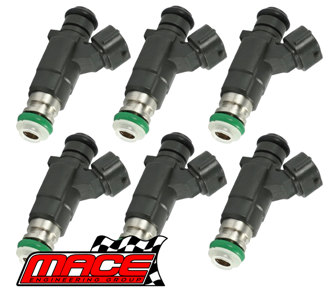 Injector Files SET OF 6 MACE FUEL INJECTORS TO SUIT NISSAN SKYLINE V35 VQ35DE 3.5L V6 ...