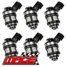 SET OF 6 MACE FUEL INJECTORS TO SUIT NISSAN PATROL GU Y61 TB45E 4.5L I6
