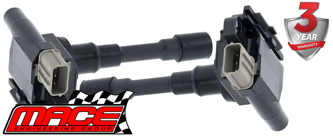 SET OF 2 MACE STANDARD REPLACEMENT IGNITION COILS TO SUIT SUZUKI G16A1D G16B G13BB M16A 1.3L 1.6L I4
