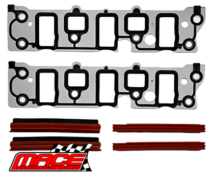 MACE PERFORMANCE LOWER INTAKE MANIFOLD GASKET KIT WITH O-RINGS TO SUIT HOLDEN MONARO V2 L67 SUPERCHARGED 3.8L V6