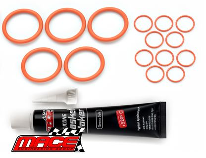 MACE PERFORMANCE LOWER INTAKE MANIFOLD GASKET KIT WITH O-RINGS TO SUIT HOLDEN MONARO V2 L67 SUPERCHARGED 3.8L V6
