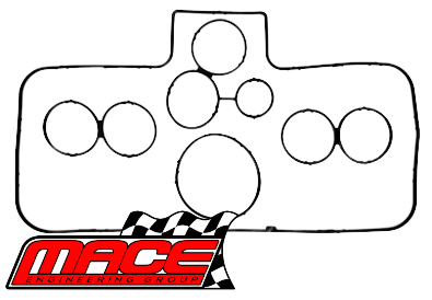 MACE PLENUM CHAMBER GASKETS TO SUIT HOLDEN CALAIS VS VT.I ECOTEC L36 3.8L V6