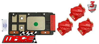 3 X HV IGNITION COIL & DFI IGNITION CONTROL MODULE TO SUIT HOLDEN STATESMAN VS WH WK L67 S/C 3.8L V6