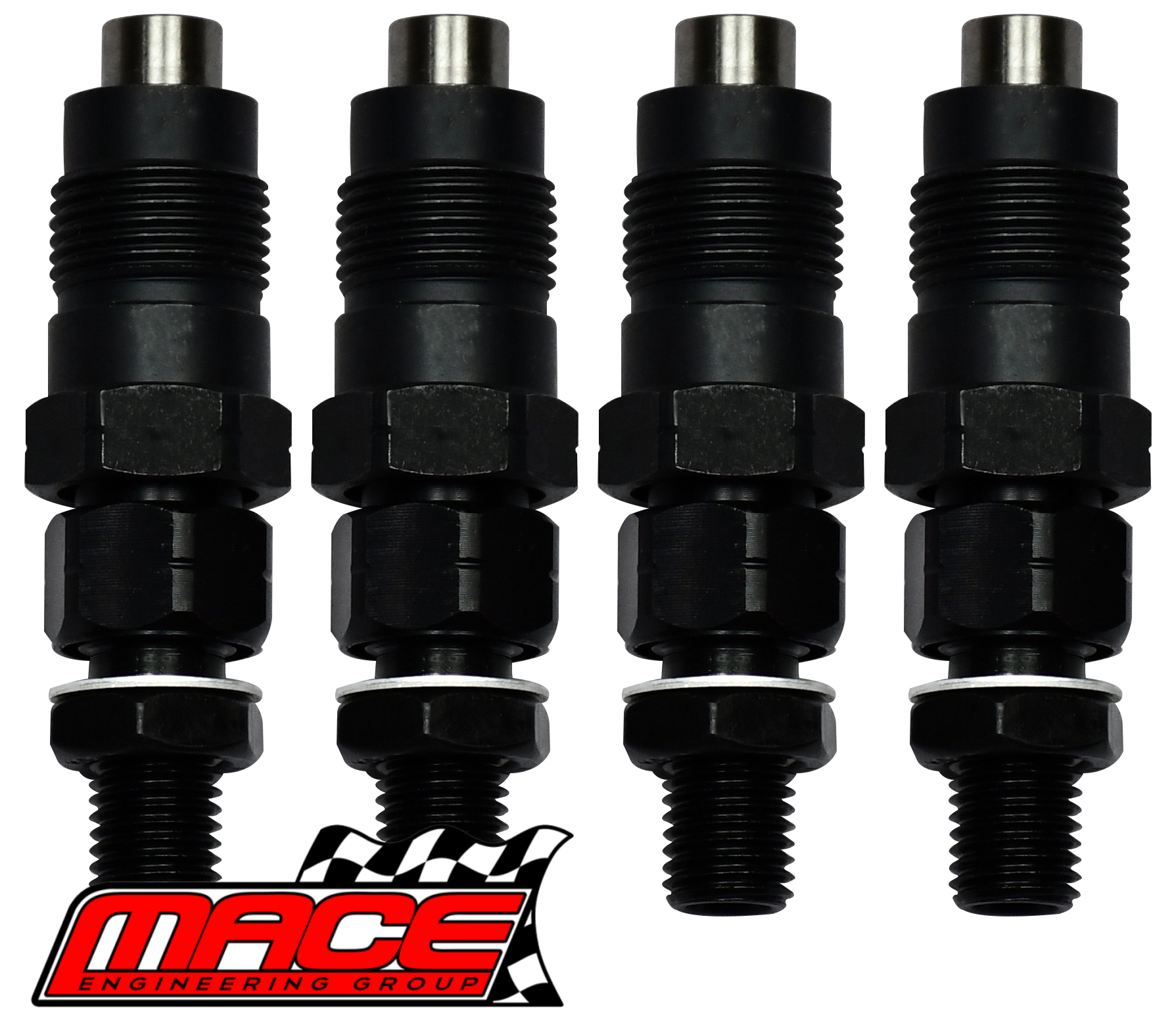 MACE Set of 4 fuel injectors replacement for Toyota 5L-E 3.0L diesel OEM 23600-59325 HiLux HiAce Prado Fortuner