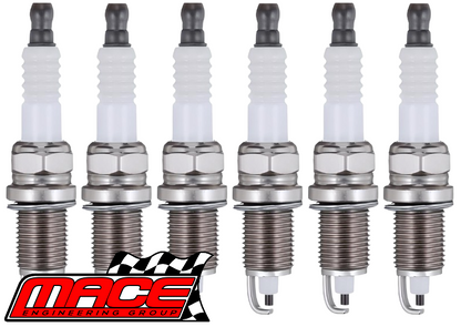 SET OF 6 MACE SPARK PLUGS TO SUIT MERCEDES BENZ 300SEL W126 M103.981 3.0L I6