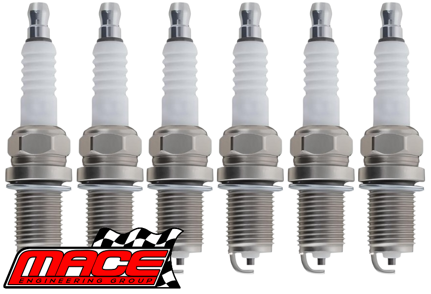 SET OF 6 MACE SPARK PLUGS TO SUIT MERCEDES BENZ 300SEL W126 M103.981 3.0L I6