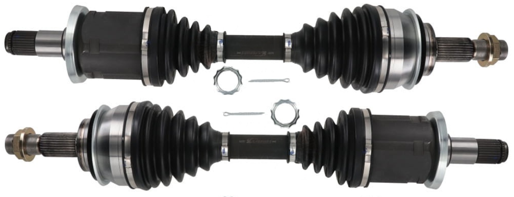 PAIR OF FRONT CV DRIVE SHAFTS TO SUIT TOYOTA HILUX GUN125R GUN126R 1GD-FTV 2GD-FTV 2.4L 2.8L I4