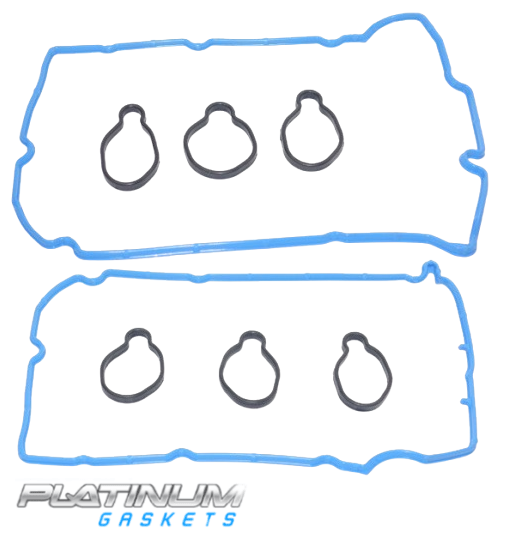 PAIR OF PLATINUM ROCKER COVER GASKET KITS TO SUIT SUBARU LIBERTY BL BP B13 EZ30D 3.0L F6