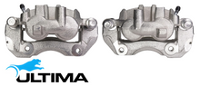 PAIR OF ULTIMA FRONT DISC BRAKE CALIPERS TO SUIT MITSUBISHI L200 KJ KM K76 6G72 3.0L V6