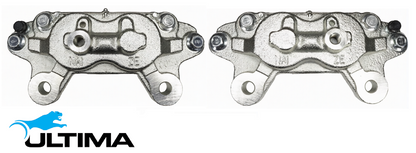 PAIR OF ULTIMA FRONT DISC BRAKE CALIPERS TO SUIT TOYOTA LANDCRUISER FZJ80R HDJ80R 1FZ-FE 1HD-FT TURBO DIESEL 4.2L 4.5L I6