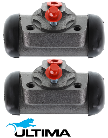 PAIR OF ULTIMA REAR WHEEL CYLINDERS TO SUIT FORD FAIRLANE ZF ZG 250 OHV CARB 4.1L I6 SUITS CUSTOM MODEL