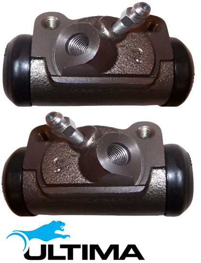 PAIR OF ULTIMA FRONT WHEEL CYLINDERS TO SUIT FORD 144 170 OHV CARB 2.4L 2.8L I6