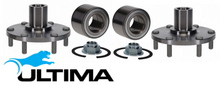 2 X ULTIMA FRONT WHEEL HUB & BEARING ASSEMBLY TO SUIT MAZDA BT-50 UN WEAT 3.0L I4 SUITS 4WD
