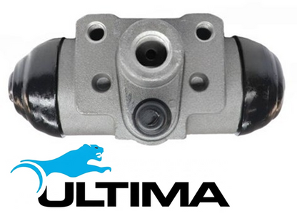 PAIR OF ULTIMA REAR WHEEL CYLINDERS TO SUIT NISSAN NAVARA D22 D40 VQ40DE V9X TURBO DIESEL 3.0L 4.0L V6