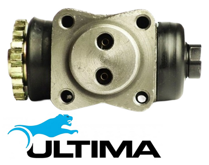 PAIR OF ULTIMA REAR WHEEL CYLINDERS TO SUIT TOYOTA LANDCRUISER HJ45R H DIESEL 3.6L I6