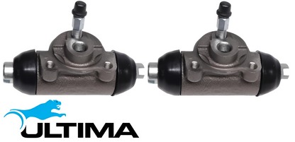 PAIR OF ULTIMA REAR WHEEL CYLINDERS TO SUIT FORD RANGER PX2 PX3 P4AT TURBO DIESEL 2.2L I4 SUITS 4WD