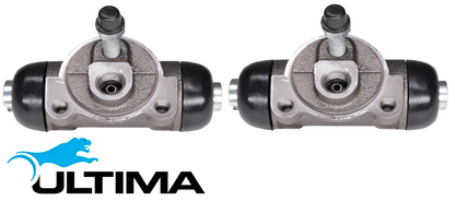 PAIR OF ULTIMA REAR WHEEL CYLINDERS TO SUIT FORD RANGER PX P4AT TURBO DIESEL 2.2L I4
