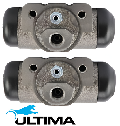 PAIR OF ULTIMA REAR WHEEL CYLINDERS TO SUIT FORD FAIRMONT XP 170 OHV CARB 2.8L I6 EXCEPT WAGON