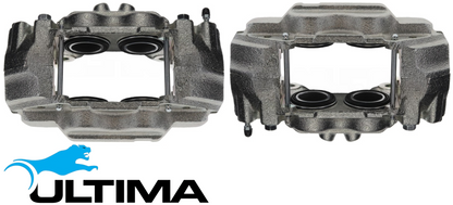 PAIR OF ULTIMA FRONT DISC BRAKE CALIPERS TO SUIT TOYOTA PRADO GRJ120R VZJ120R 5VZ-FE 1GR-FE 3.4L 4.0L V6