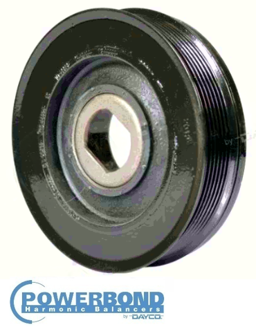 POWERBOND OEM REPLACEMENT HARMONIC BALANCER TO SUIT RENAULT MEGANE X84 M9R.724 TURBO DIESEL 2.0L I4