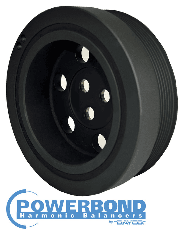 POWERBOND OEM REPLACEMENT HARMONIC BALANCER TO SUIT FORD P5-AT TURBO DIESEL 3.2L I5
