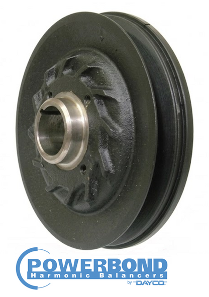 POWERBOND OEM REPLACEMENT HARMONIC BALANCER TO SUIT MITSUBISHI CHALLENGER NC ND NE NF NG 4D56T TURBO DIESEL 2.5L I4
