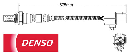 DENSO POST CATALYTIC OXYGEN O2 SENSOR TO SUIT MITSUBISHI TRITON ML 6G74 3.5L V6