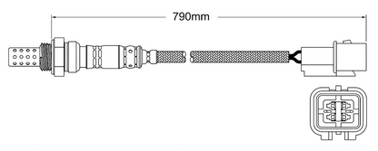 PREMIUM POST CATALYTIC OXYGEN O2 SENSOR TO SUIT MITSUBISHI TRITON ML MN 4G64 2.4L I4