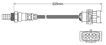 PREMIUM PRE CATALYTIC OXYGEN O2 SENSOR TO SUIT HOLDEN CRUZE JH A14NET TURBO 1.4L I4