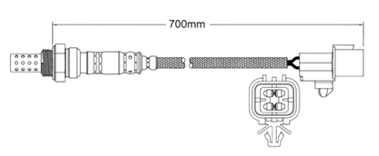 PREMIUM PRE CATALYTIC OXYGEN O2 SENSOR TO SUIT MITSUBISHI TRITON ML 6G74 3.5L V6 SUITS KA9 CHASSIS TILL 08/2009