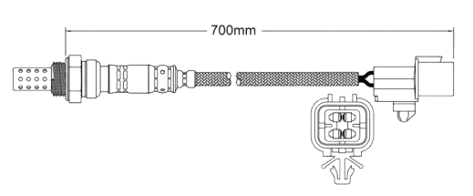 PREMIUM PRE CATALYTIC OXYGEN O2 SENSOR TO SUIT MITSUBISHI TRITON ML 6G74 3.5L V6 SUITS KB9 CHASSIS TILL 05/2008