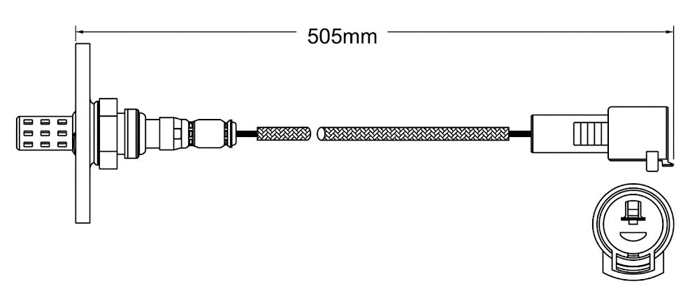 PREMIUM PRE CATALYTIC OXYGEN O2 SENSOR TO SUIT TOYOTA CAMRY SDV10R SXV10R SV20R 1Si 5S-FE 1.8L 2.2L I4