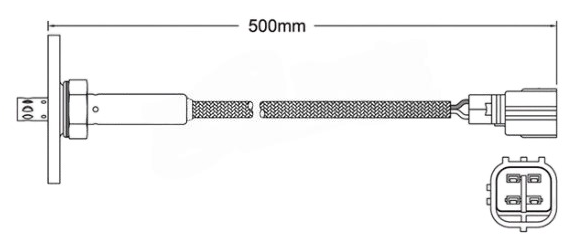 PREMIUM PRE CATALYTIC OXYGEN O2 SENSOR TO SUIT TOYOTA LANDCRUISER FZJ75R FZJ80R 1FZ-FE 4.5L I6