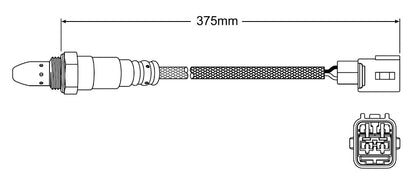 PREMIUM PRE CATALYTIC OXYGEN O2 SENSOR TO SUIT TOYOTA HIACE TRH201R TRH214R TRH219R TRH221R TRH223R TRH224R 2TR-FE 2.7L I4 FROM 01/2015