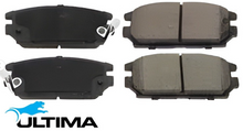 ULTIMA REAR CERAMIC BRAKE PAD SET TO SUIT MITSUBISHI DIAMANTE TL 6G74 3.5L V6 4WD ONLY