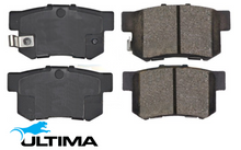 ULTIMA REAR BRAKE PAD SET TO SUIT HONDA F22B F22B6 K20A K20A1 K20A2 K20A3 K20A4 2.0L 2.2L I4