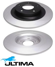 RAER SOLID DISC BRAKE ROTOR SET FOR MITSUBISHI OUTLANDER ZJ 4J11 4N14 2.0L 2.3L I4 144.3MM H/BRAKE