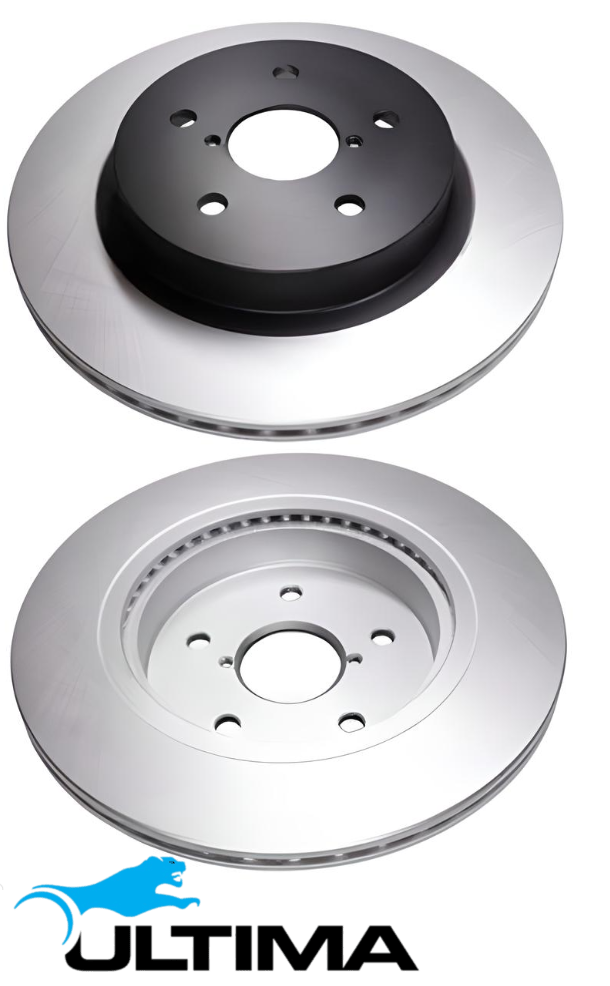 ULTIMA REAR VENTED DISC BRAKE ROTOR SET TO SUIT SUBARU LIBERTY BN EZ36D 3.6L F6