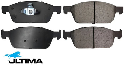 ULTIMA FRONT CERAMIC BRAKE PAD SET TO SUIT FORD KUGA TF TXMA T8MB TURBO DIESEL 2.0L I4