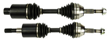 PAIR OF FRONT CV DRIVE SHAFTS TO SUIT JEEP CHEROKEE KJ ENJ TURBO DIESEL 2.5L I4 MANUAL TRANSMISSION