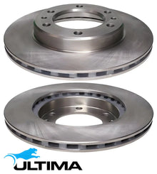 ULTIMA FRONT DISC BRAKE ROTOR SET TO SUIT TOYOTA LANDCRUISER HZJ70R HZJ73R HZJ75R 1HZ DIESEL 4.2L I6