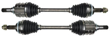 PAIR OF FRONT CV DRIVE SHAFTS TO SUIT TOYOTA COROLLA ZRE172R 2ZR-FE 1.8L I4