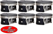 SET OF 6 ENGINETECH PISTONS TO SUIT HOLDEN COMMODORE VE VF SIDI LLT LFX 3.6L V6