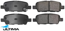 ULTIMA REAR BRAKE PAD SET FOR NISSAN X-TRAIL T32 MR20DD QR25DE 2.0L 2.5 I4 EXCEPT HNT32 HT32 CHASSIS