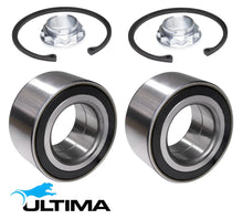 2 X ULTIMA FRONT WHEEL BEARING KIT TO SUIT BMW X SERIES X3 M54B25 N52B25 2.5L I6 SERIES E83 ONLY