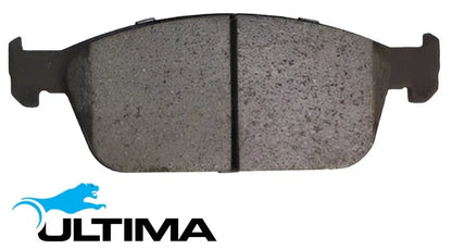 ULTIMA FRONT CERAMIC BRAKE PAD SET TO SUIT FORD JQMA JTMA TPMB M8MA M9MA TURBO 1.5L 1.6L 2.0L I4