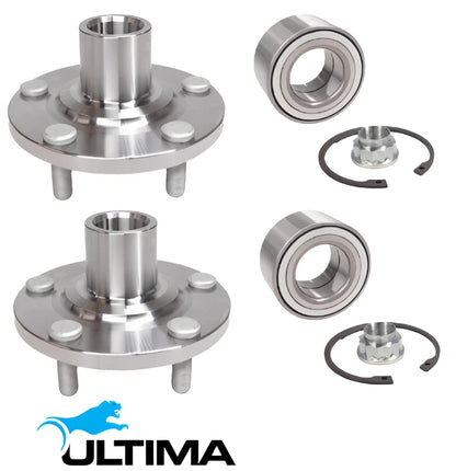 2 X ULTIMA FRONT WHEEL HUB AND BEARING ASSEMBLY TO SUIT TOYOTA AURION GSV40R GSV50R 2GR-FE 3.5L V6