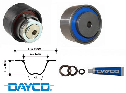 DAYCO TIMING BELT KIT TO SUIT LAND ROVER DISCOVERY L462 306DT TURBO DIESEL 3.0L V6