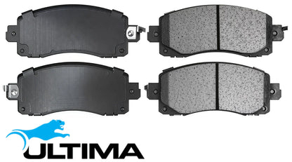 ULTIMA FRONT BRAKE PAD SET TO SUIT SUBARU OUTBACK BT FA24E TURBO 2.4L F4